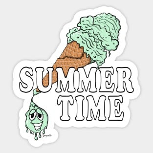 ICE CREAM SUMMER TIME Sticker